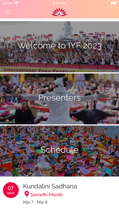 IYF at Parmarth Niketan Screenshot