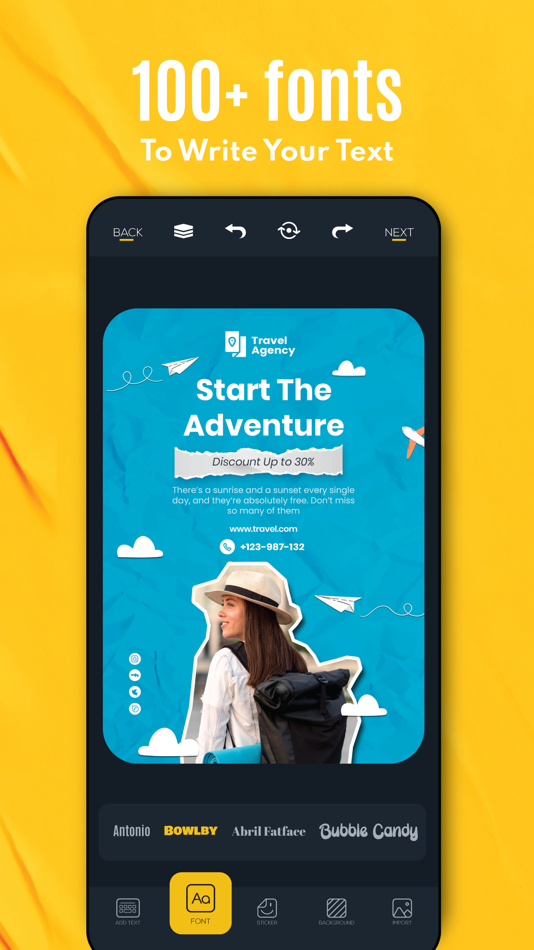 #4. Poster Maker- Become a creator (iOS) 由: Ameer Hamza