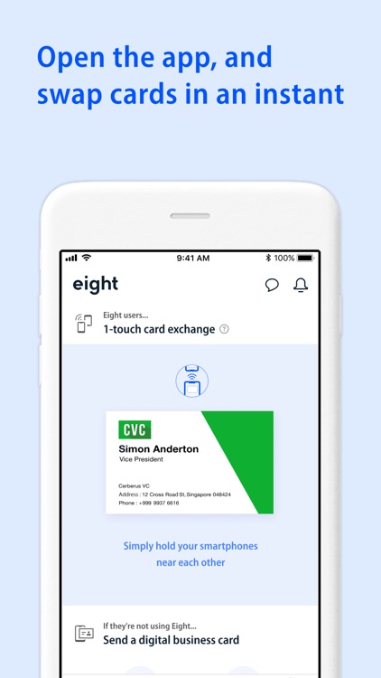 Eight: Business Card App