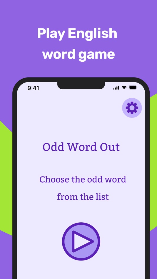 English words: Odd One Out - 1.0 - (iOS)