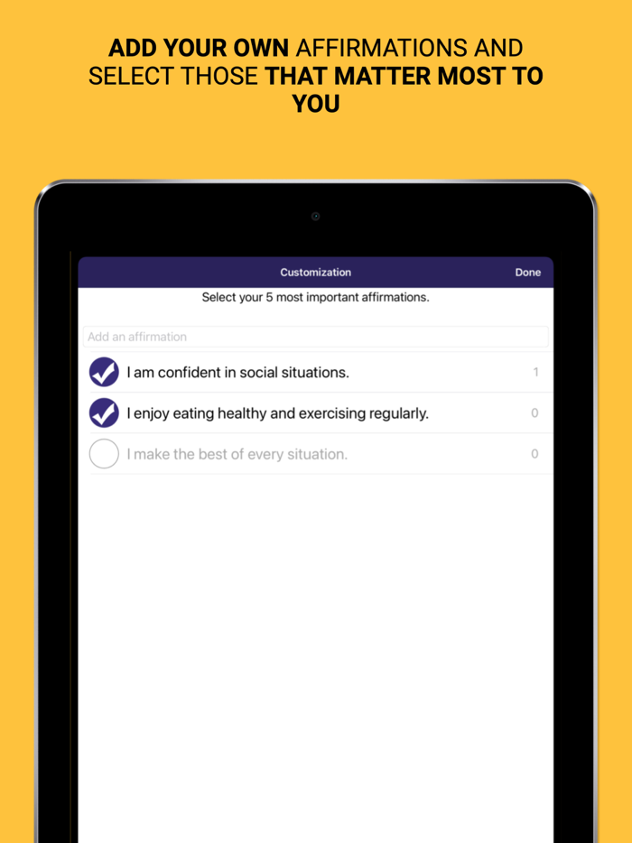 Mind Over Matter Affirmations