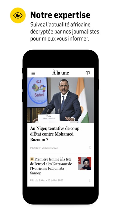 Screenshot #1 pour JeuneAfrique.com