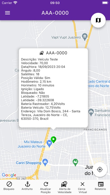 COMTA - Rastreamento Veicular