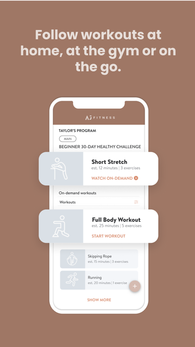 Alice Jennings Fitness Screenshot