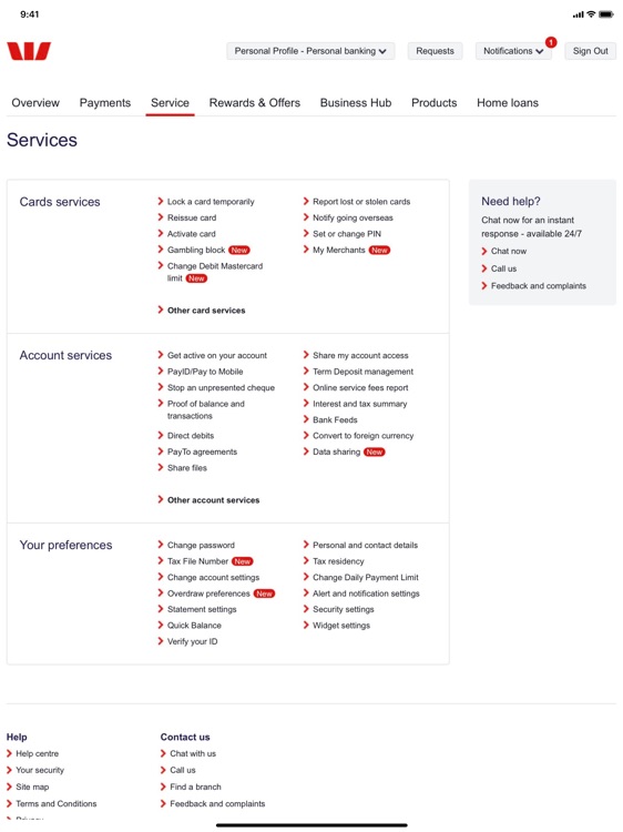 Westpac Banking for iPad screenshot-5