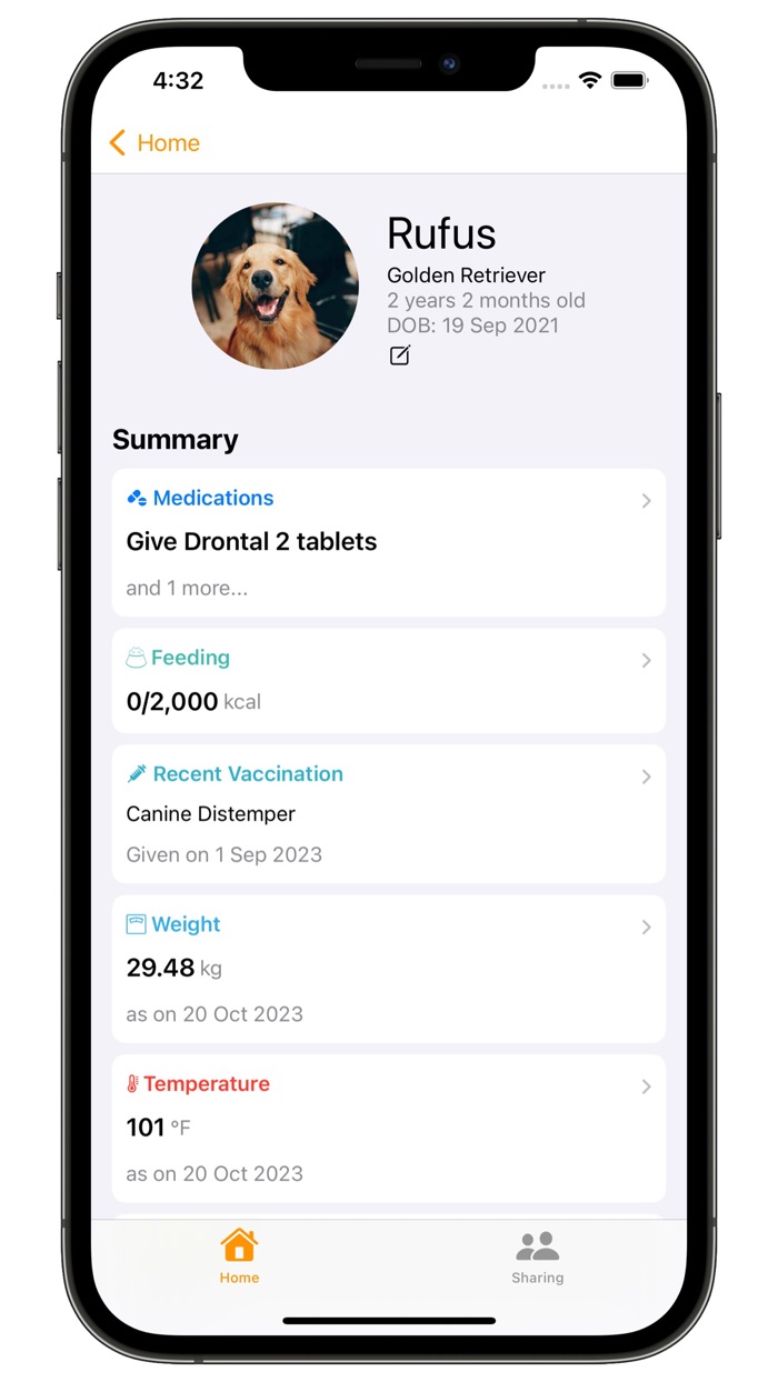Furiend - Pet Health Tracker