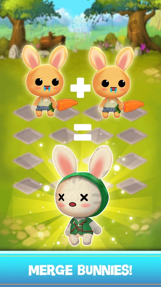 #1. Merge Bunnies: Idle Evolution (iOS) 由: Bohdan Savchenko