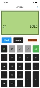 Citizen Basic Calculator screenshot #5 for iPhone