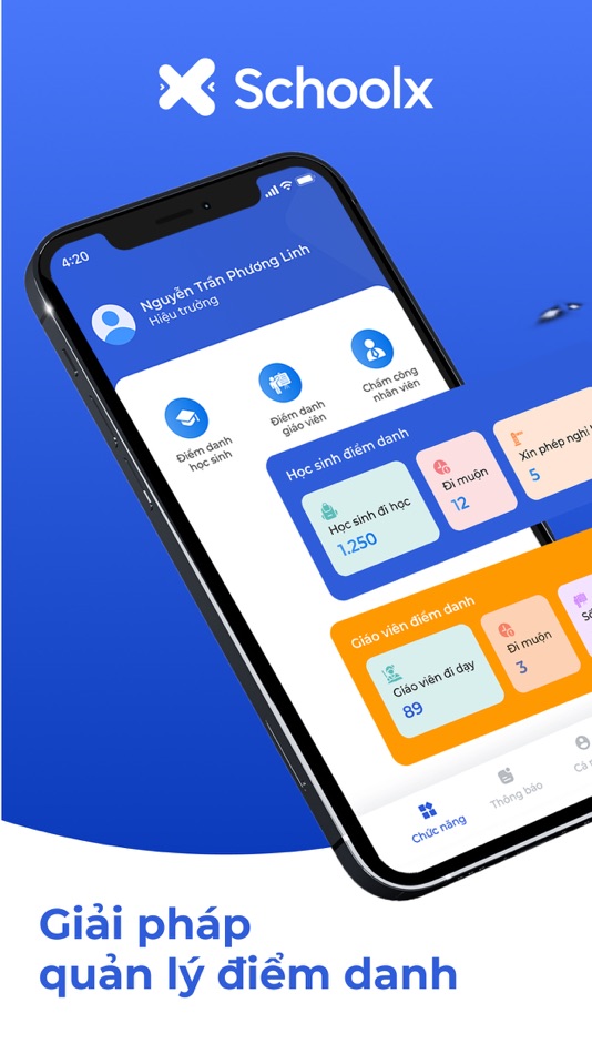 #1. Schoolx Manager (iOS) بواسطة: Dinh Manh Thao