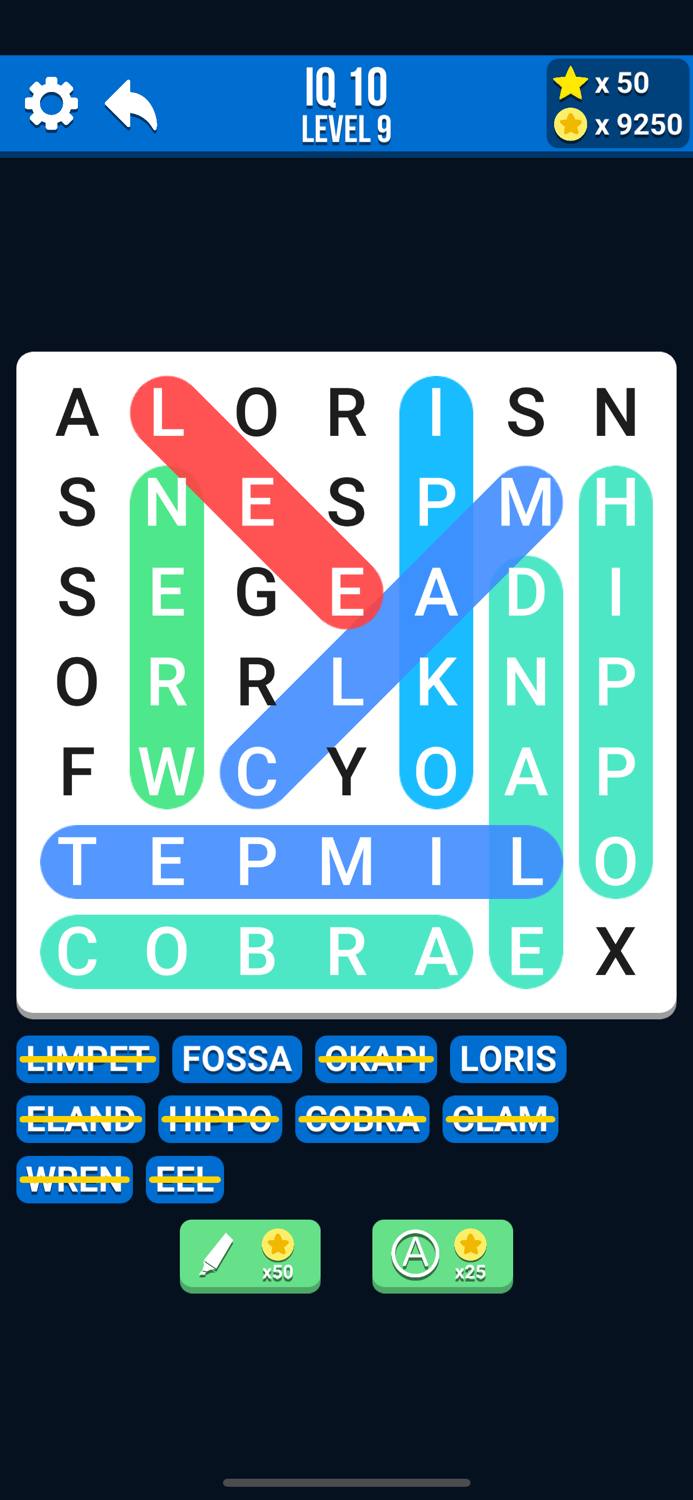 Word Search IQ Puzzle Games