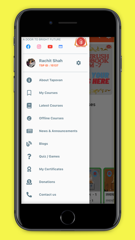 #4. Tapovan E Pathshala (iOS) 由: Parshva Web Solutions