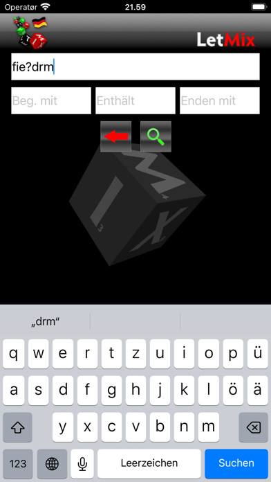 LetMix für Scrabble, Wordfeud Screenshot