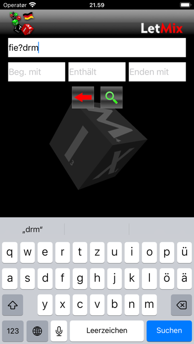 Screenshot #1 pour LetMix für Scrabble, Wordfeud