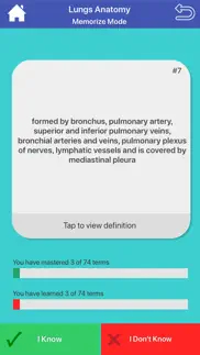 respiratory system flashcards iphone screenshot 4