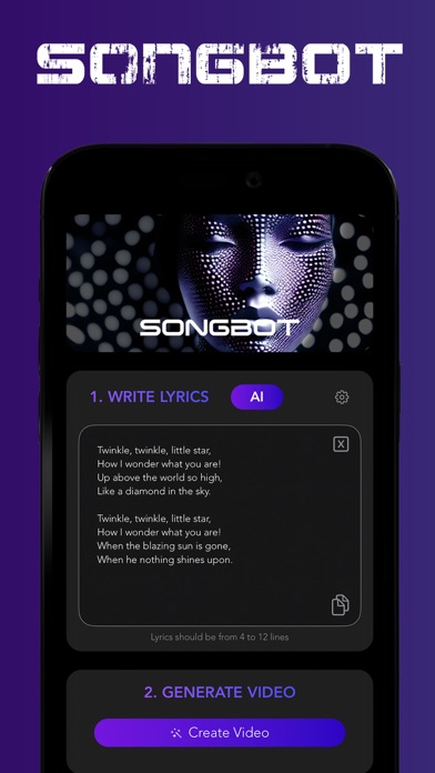 SongBot AI Music Screenshot