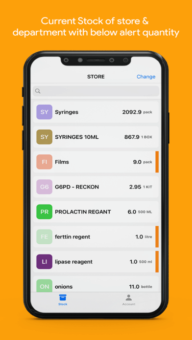 CrelioHealth Inventory Screenshot