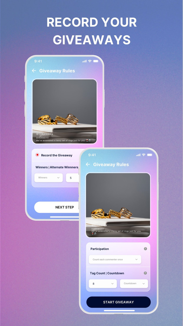 Giveaway Jet for Instagram