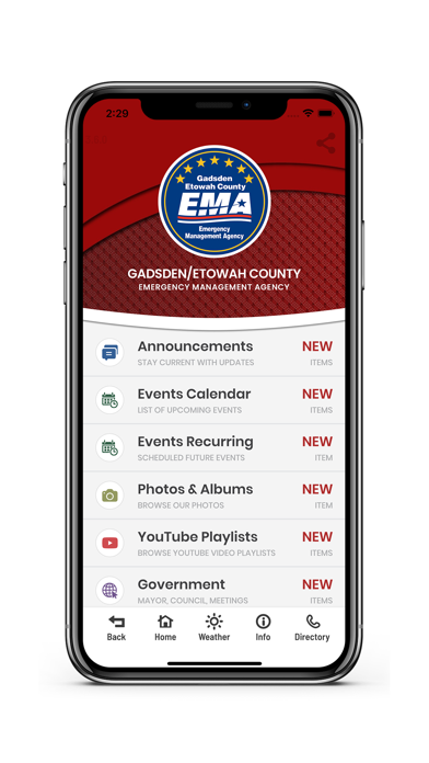 Gadsden Etowah County EMA Screenshot