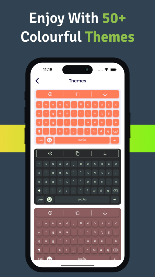 #8. Thai Keyboard (iOS) Podle: iGeniusDev Technology