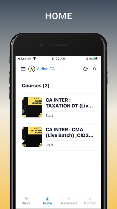 Aldine CA Screenshot