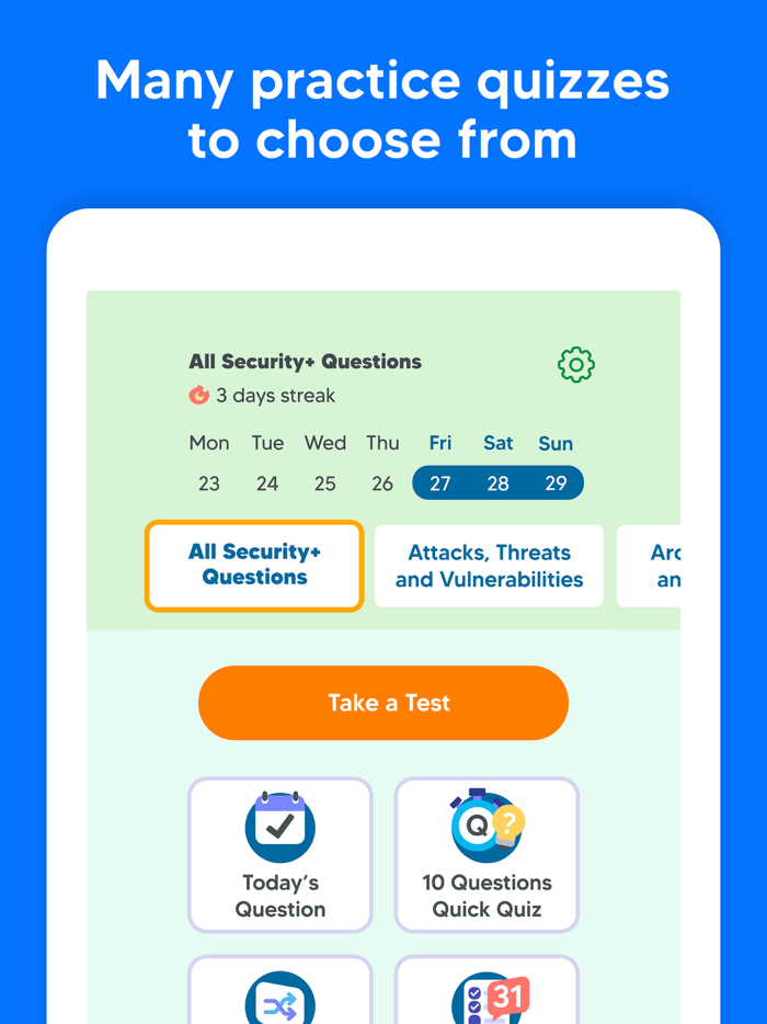 CompTIA Security Exam Test