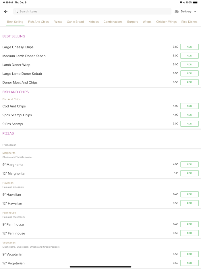 Delight Kebab and Pizza