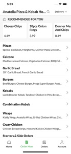 Anatolia Pizza And Kebab House screenshot #3 for iPhone
