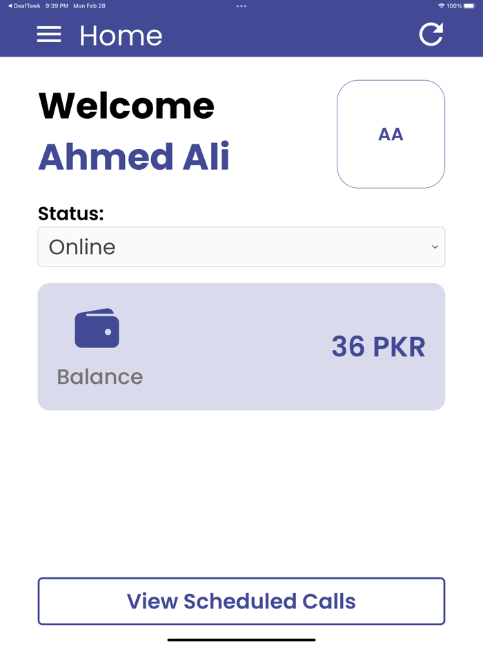 Deaftawk Interpreter