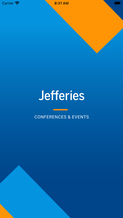 Jefferies Conferences & Events Screenshot