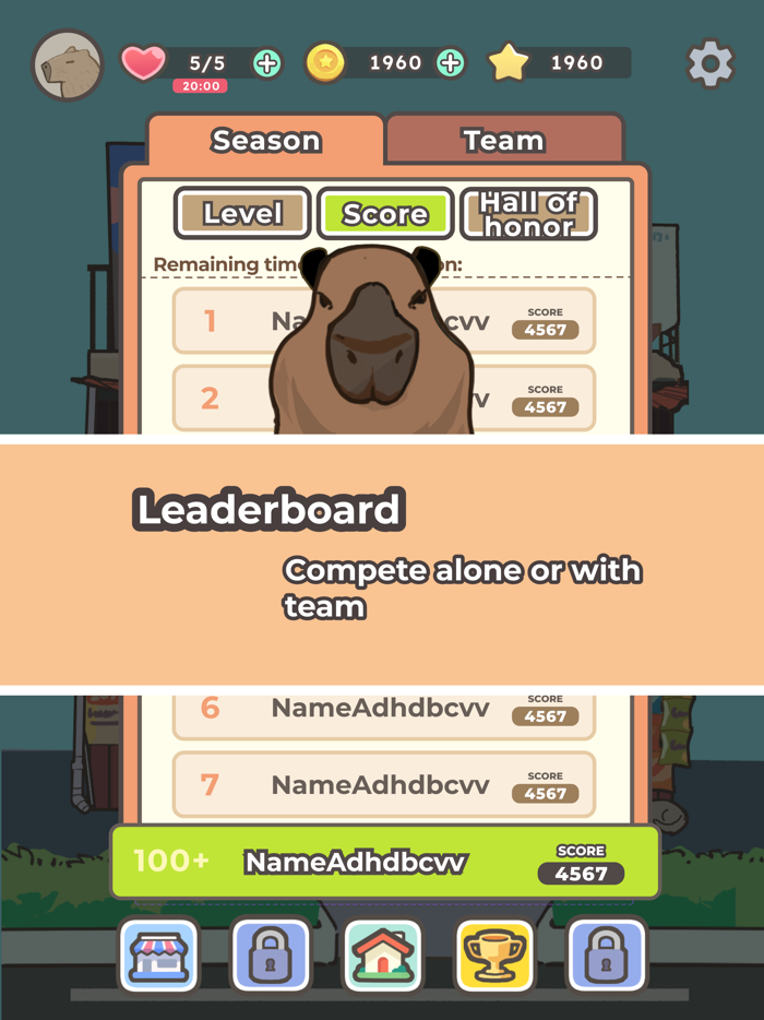 CapyBara Life Sort game