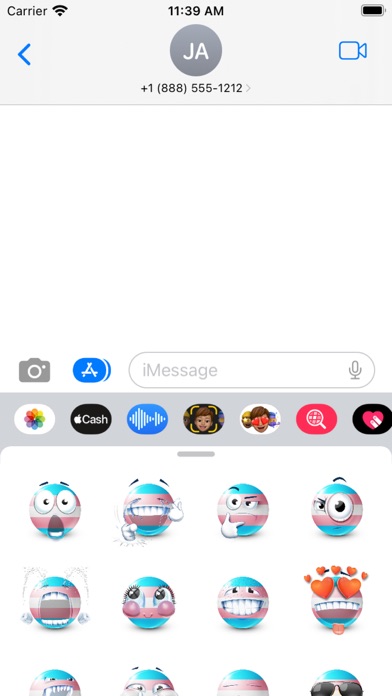 Screenshot #1 pour Transgender Flag Emoji
