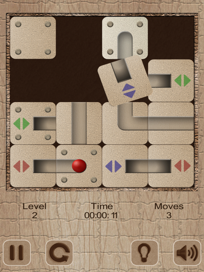 Roll the labyrinth tunnel ball