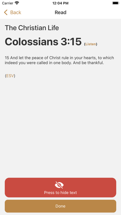Bible Reading - Sovereign Hope Screenshot