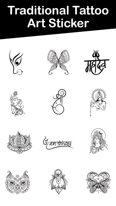 Traditional Tattoo Art Sticker Screenshot