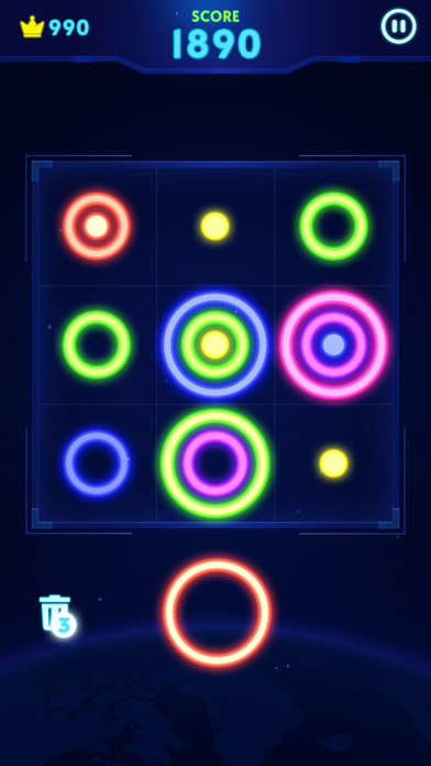 Glow Color Rings Screenshot