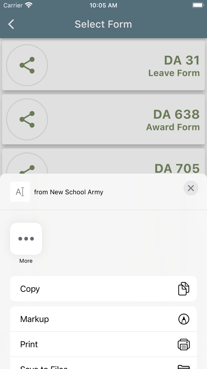 Soldier Forms and Documents