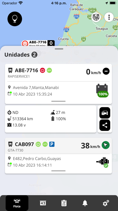 Autolider GPS Screenshot