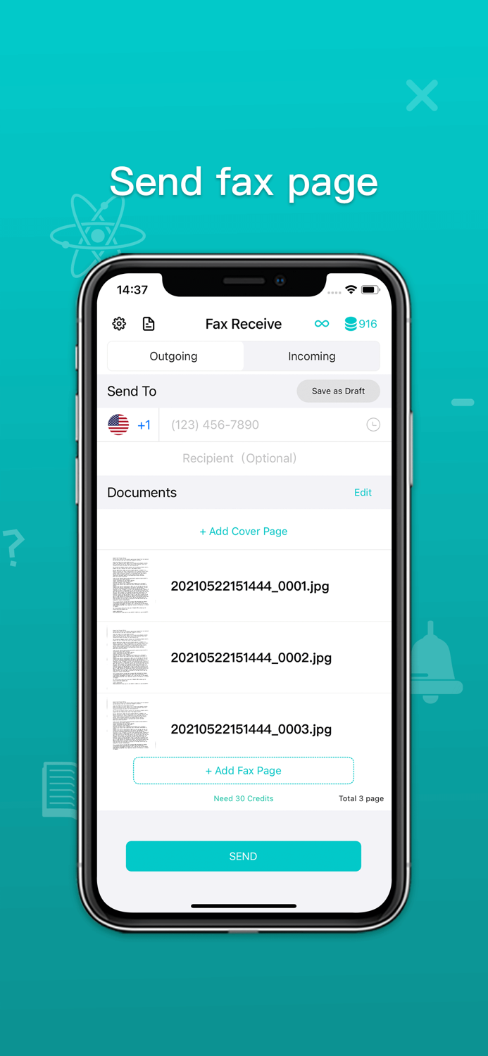 Fax Receive-receive from phone