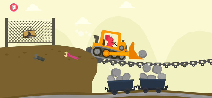 Dinosaur Digger Vehicle Games