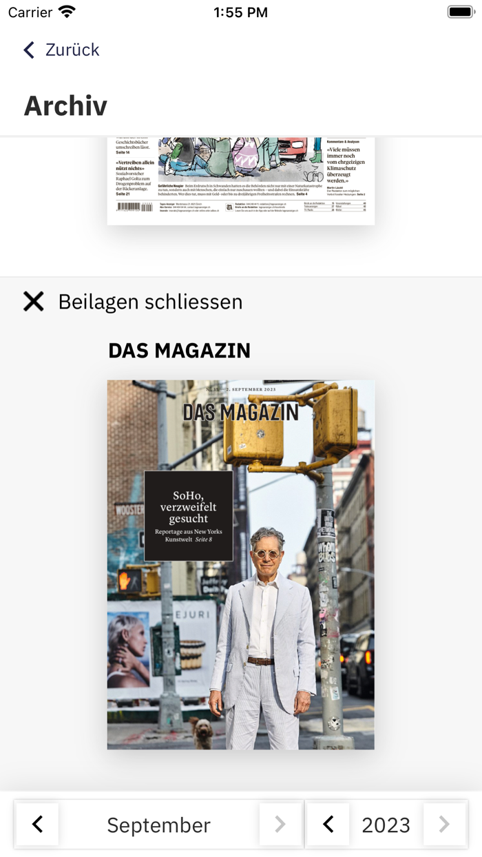 Tages-Anzeiger E-Paper