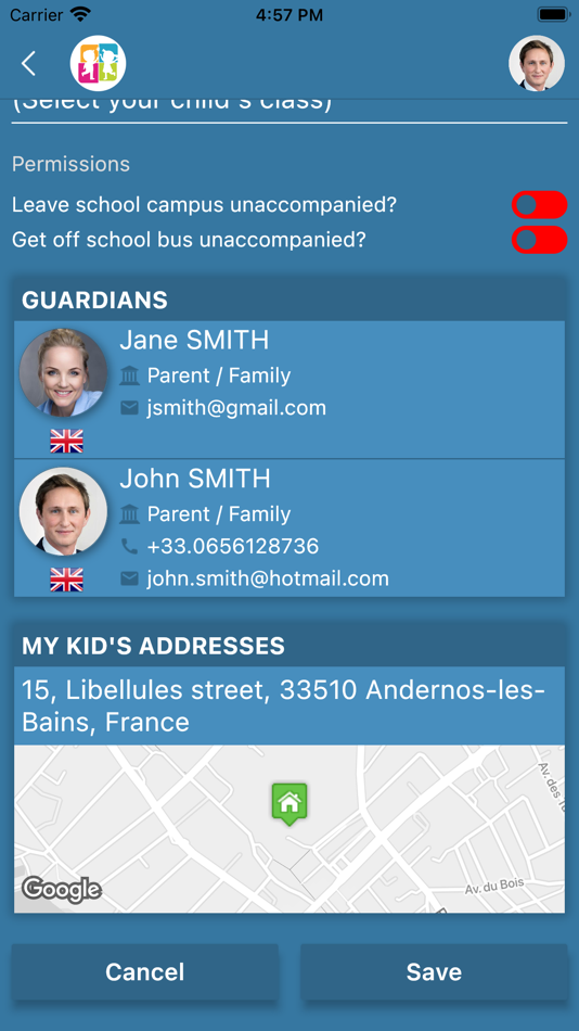 #3. Xebus Parent (iOS) Podle: Daniel CAUNE