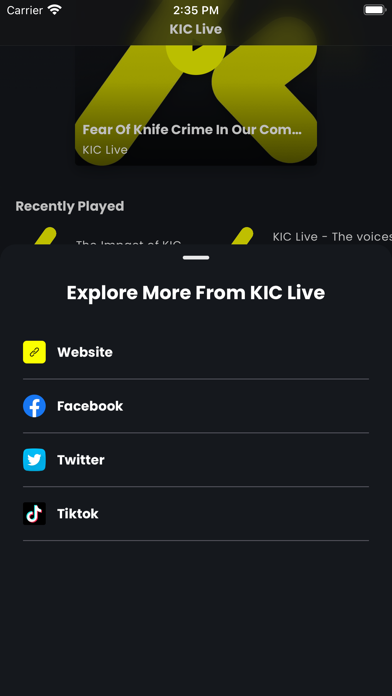 Screenshot #2 pour KIC Live
