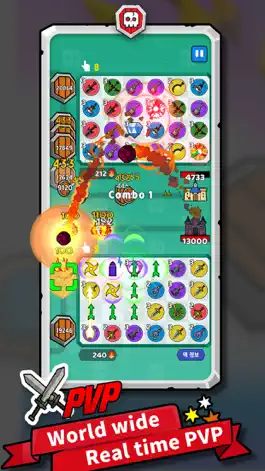 Game screenshot Match War! : Puzzle & Defense mod apk