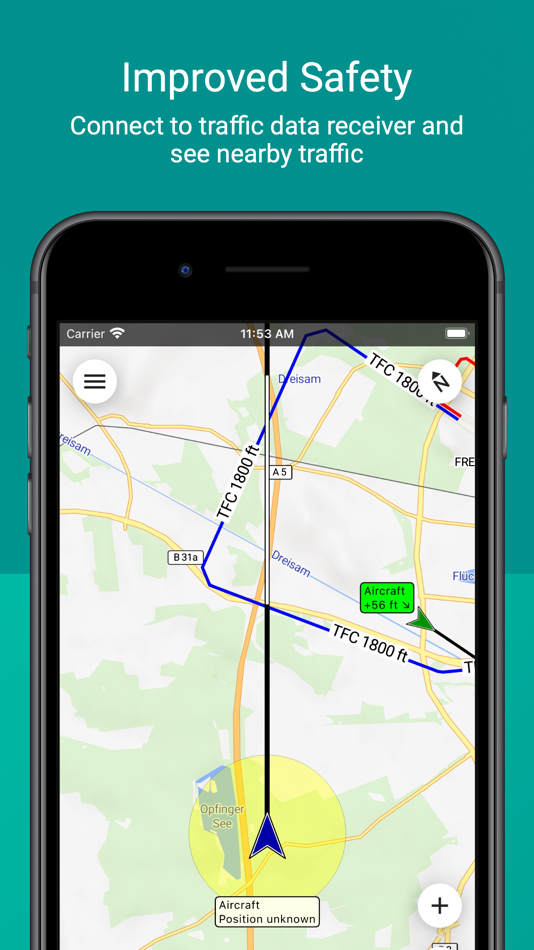 #4. Enroute Flight Navigation (iOS) Podle: Akademische Fliegergruppe Freiburg i. Br. e. V.