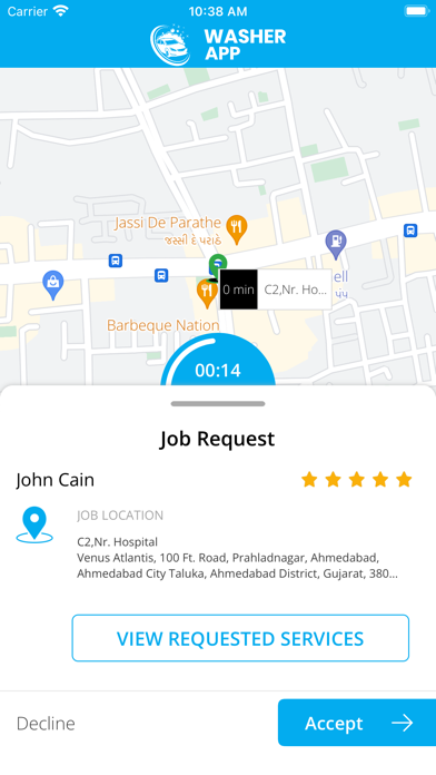 ProCarWash Provider Screenshot