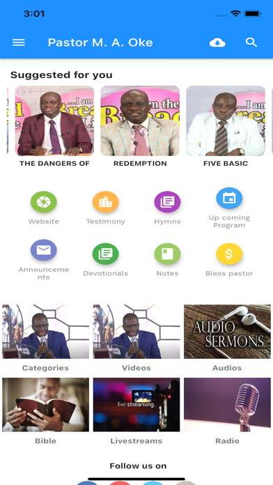 Pastor M. A. Oke Screenshot