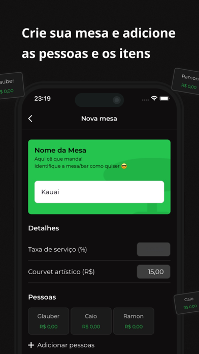 Divide Aí, Bill Screenshot
