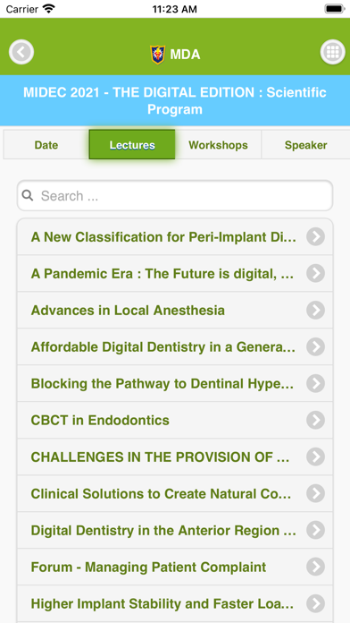 MALAYSIAN DENTAL ASSOCIATION Screenshot