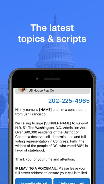 5 Calls: Contact Your Congress