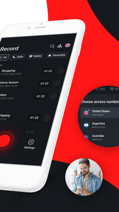RecorderX : Call Recorder App Screenshot